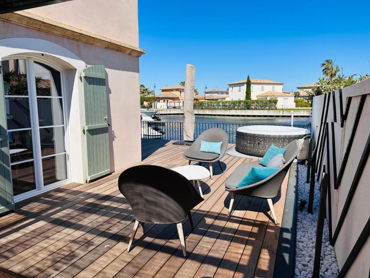 Marina 120M²/8 Pers/ Terrasse 100M²/ Appontement Vila Aigues-Mortes Exterior foto