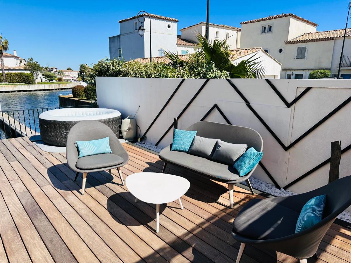 Marina 120M²/8 Pers/ Terrasse 100M²/ Appontement Vila Aigues-Mortes Exterior foto